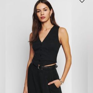 Reformation Devin Twill Vest